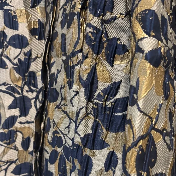 NWT Rickie Freeman Teri Jon taffeta floral front-button cocktail dress, Size 8 - Picture 8 of 15